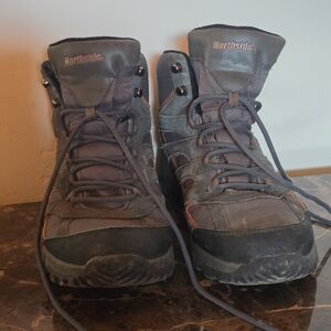 Northside Women's Black and Gray Hiking Boots-Waterproof